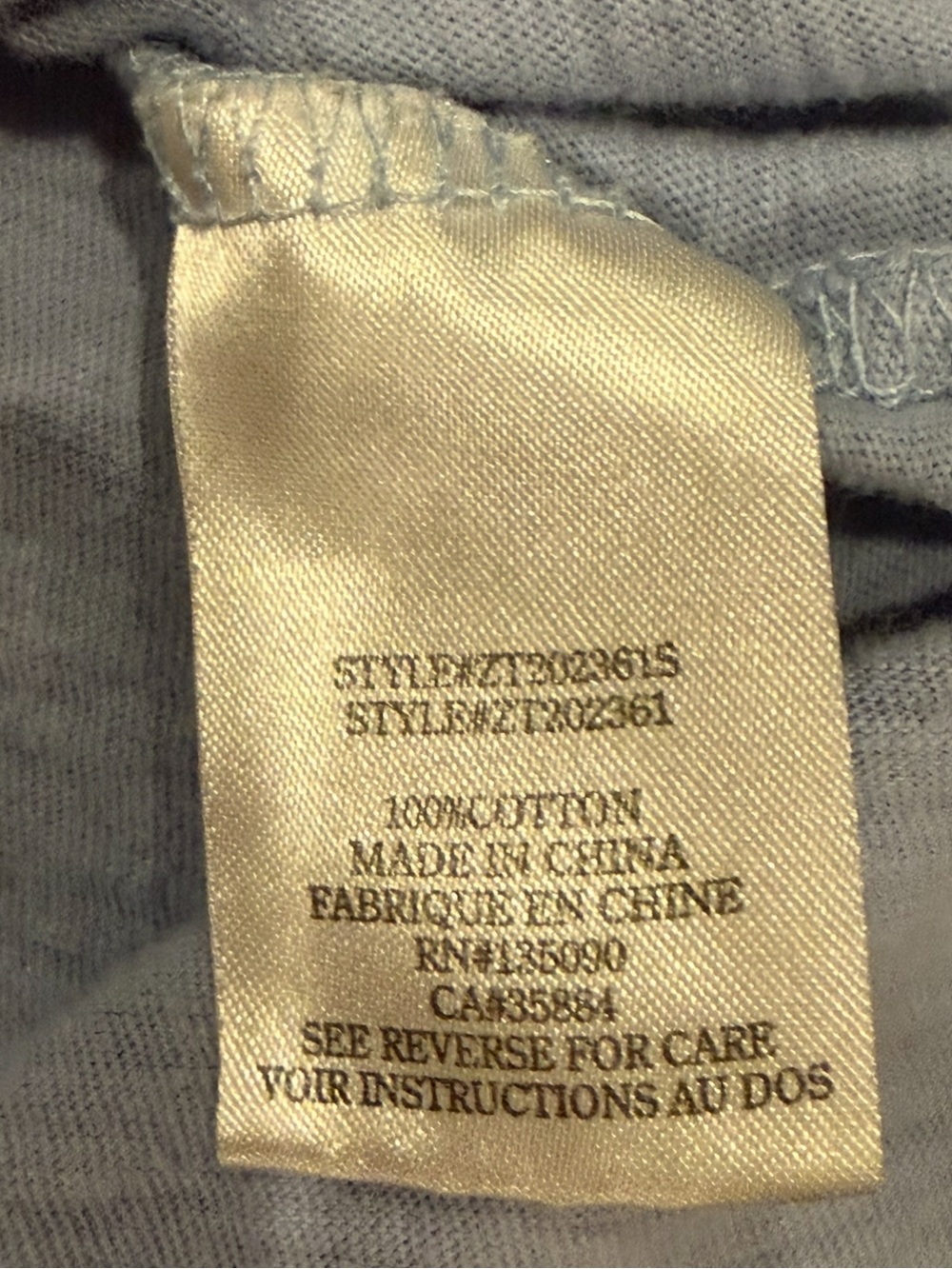 Z Supply Women’s Light Blue V-Neck Tank Top Size Large - Picture 6 of 6